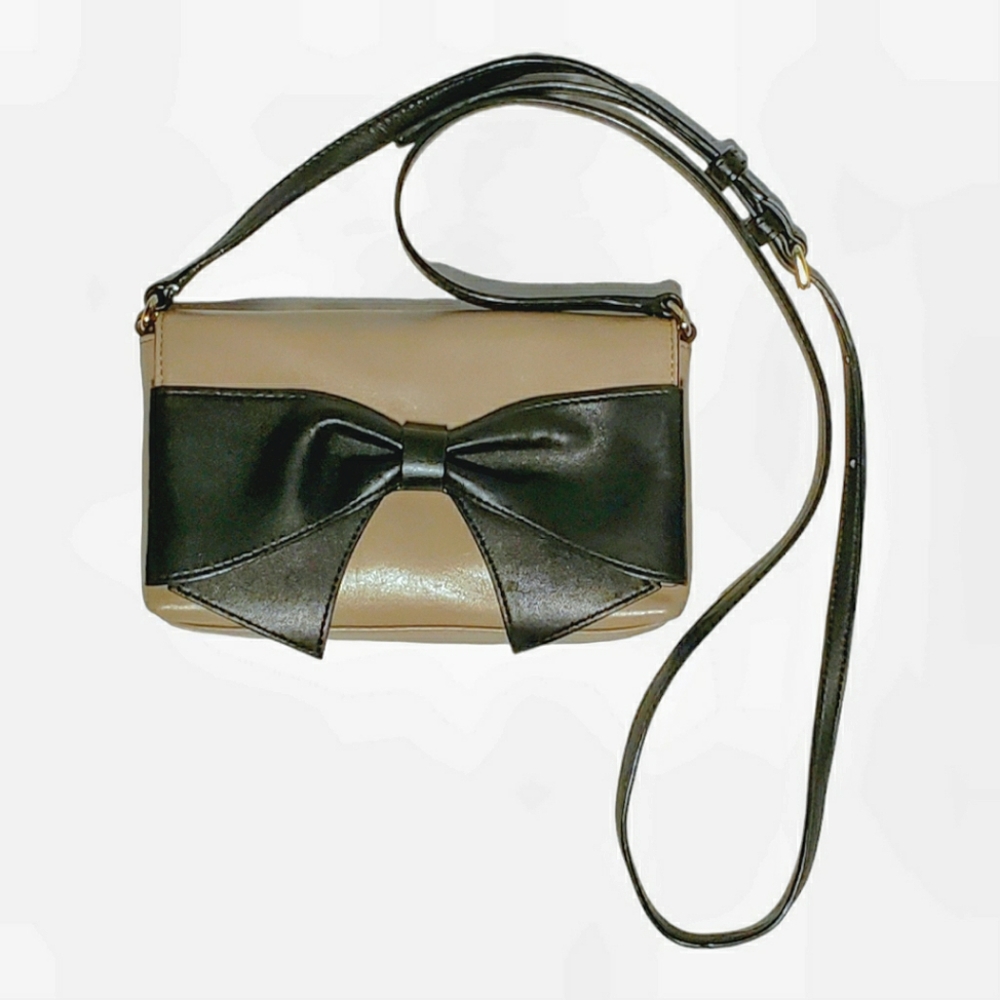 Kate Spade Hanover Street Aster Crossbody purse shoulder bag Tan LEATHER